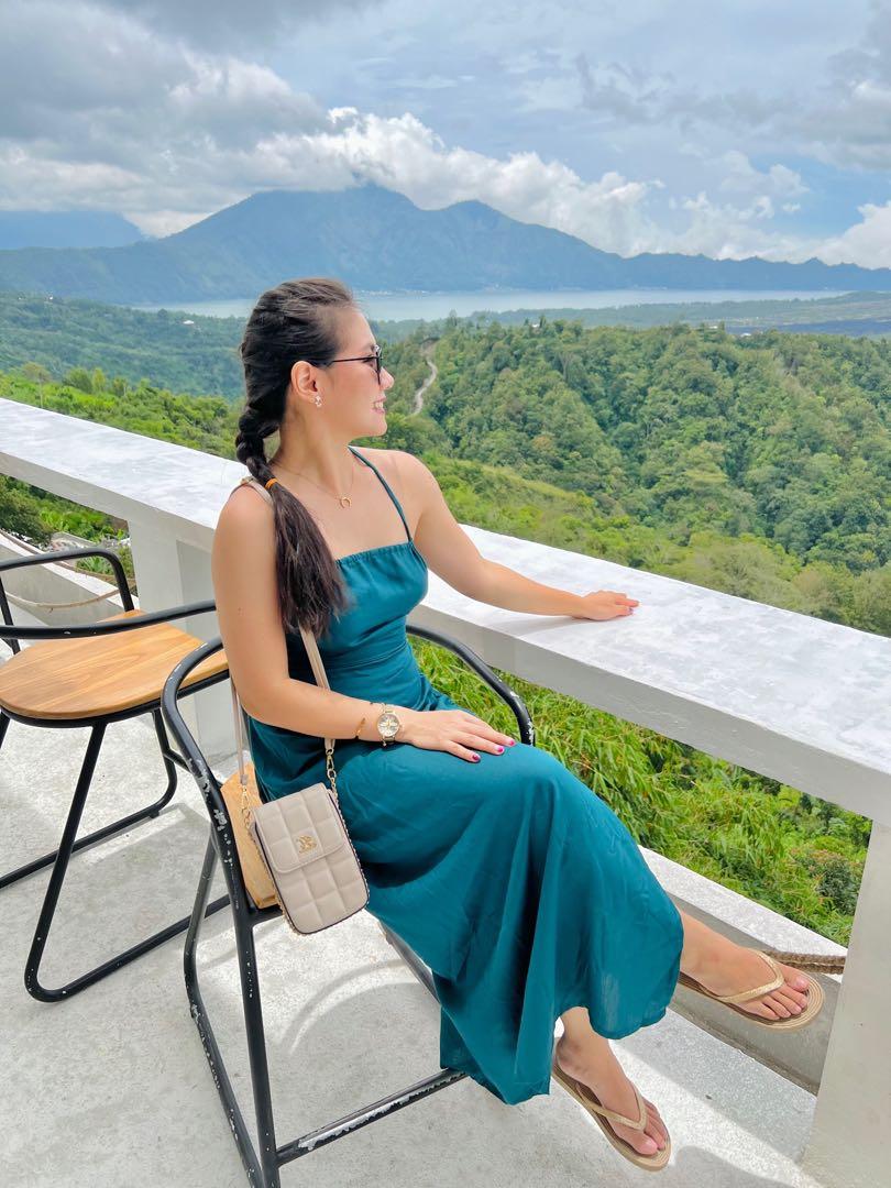 Summer Low Back Dress, Fesyen Wanita 