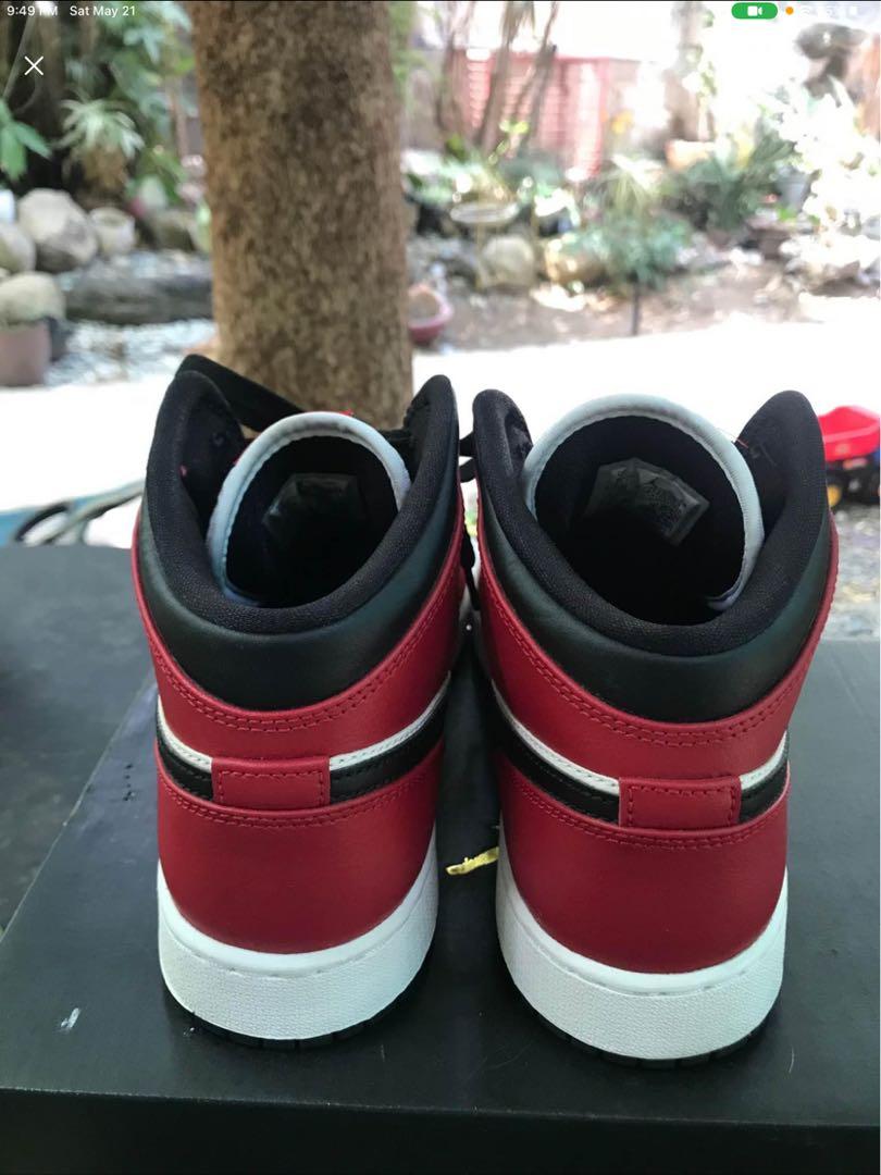 Jordan 1 retro best sale rouge