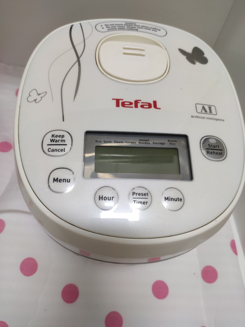 Tefal smart rice congee porridge steam cooker 0.5 litres, TV & Home