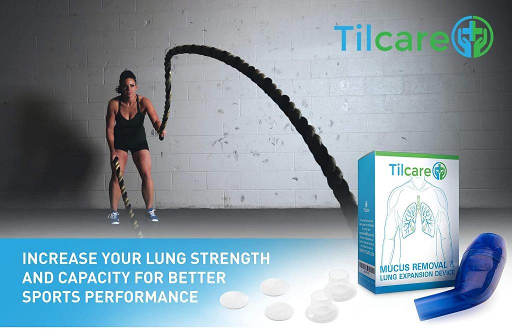 Tilcare Breathing Lung Expander & Mucus Removal Device Exercise