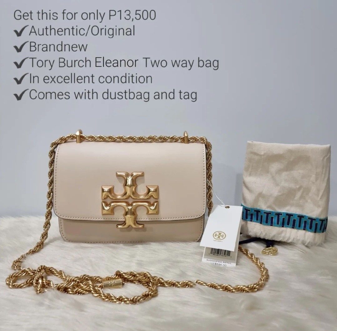Tory Burch Eleanor Two Way Bag, Luxury, Bags & Wallets on Carousell