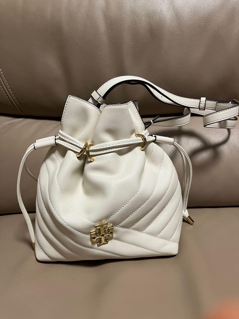 tory burch kira chevron mini bucket bag