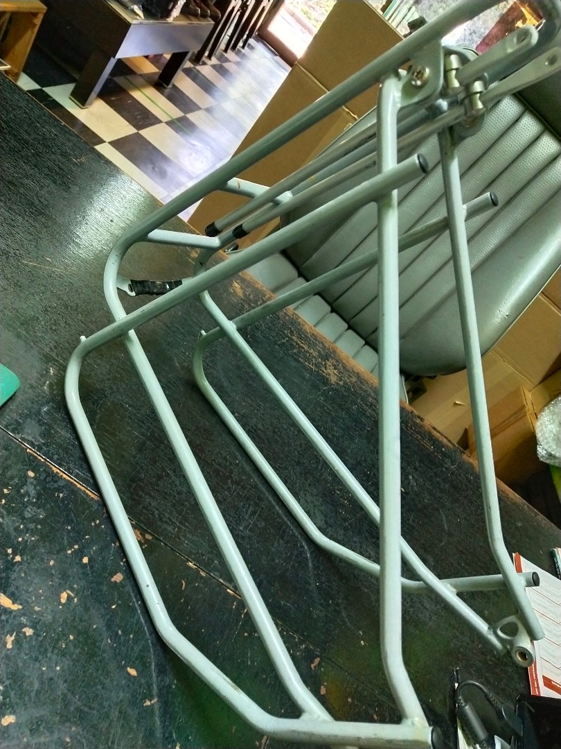 Tubus Logo rear carrier rack 26/28" Used, Silver, Sports Equipment,  Bicycles  Parts, Parts  Accessories on Carousell
