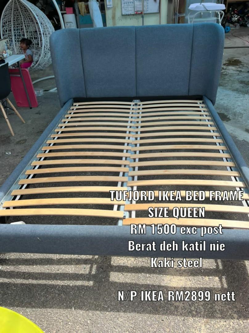 Tufjord Ikea Bedframe Queen Furniture Home Living Furniture
