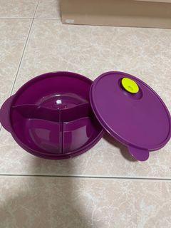 Tupperware Mini Round Pill Container Set Of 14-New Free Shipping..Purple Color 