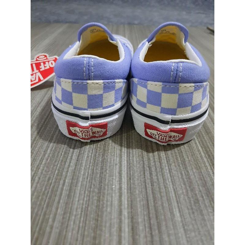 vans pale iris checkerboard