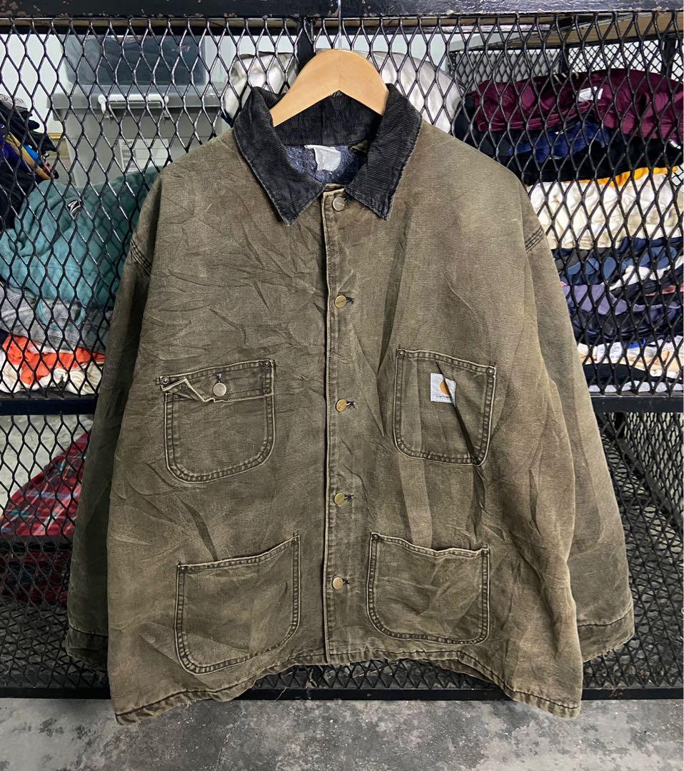 Vintage Carhartt Chore Jacket Men s Fashion Coats Jackets and