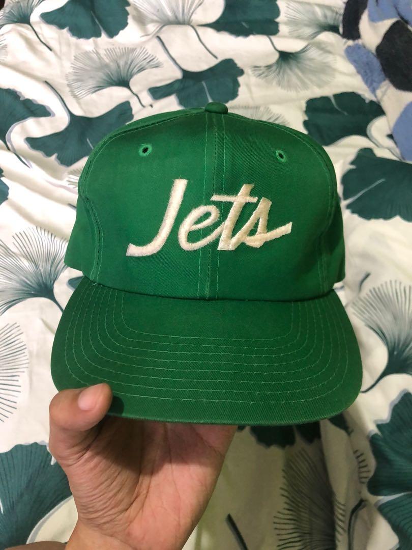 Vintage New york jets single line script by sports specialties