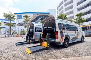 Wheelchair bus transportation services