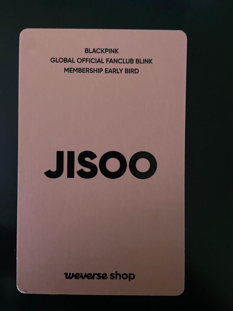 Kpop BLACKPINK Early Bird Album Photocard Born Pink Weverse Self Made Photo  Card