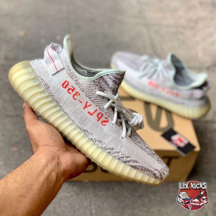 Blue tint yeezy used clearance