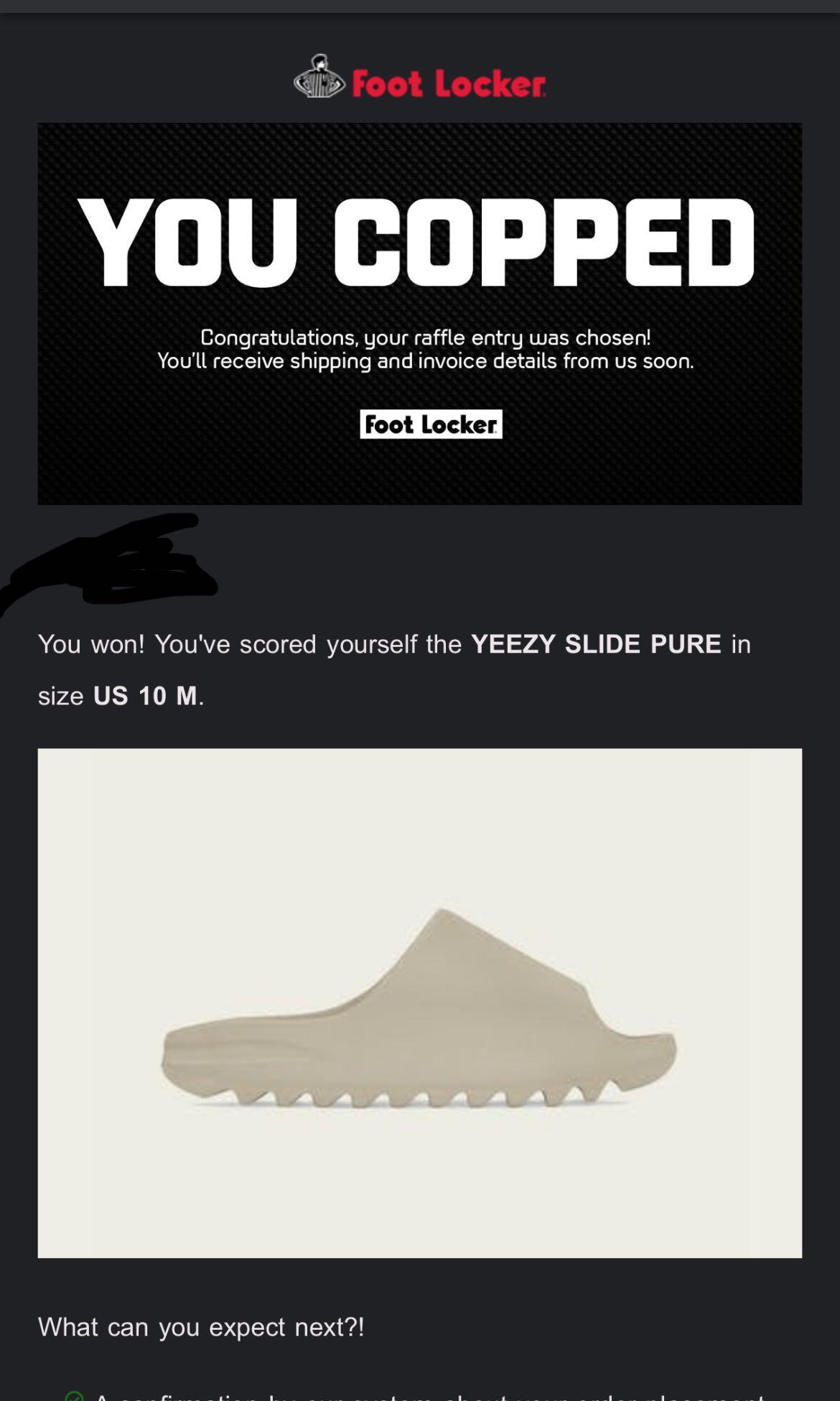 Footlocker yeezy deals raffle
