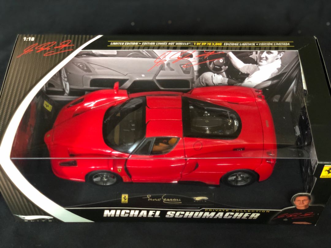 Miniature Ferrari Enzo Schumacher 1/18 - Collection