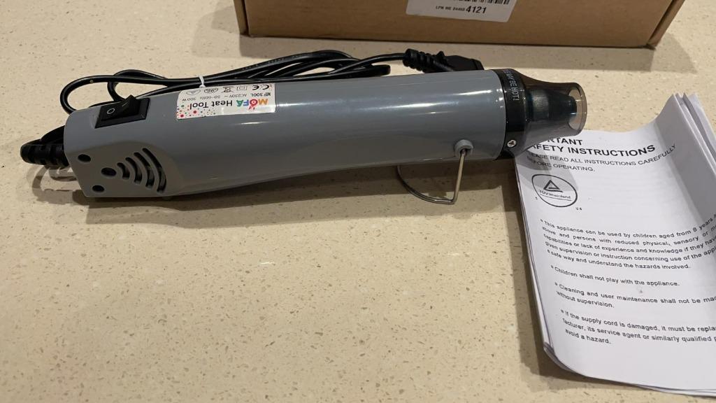 1806) MOFA emboss Heat Gun 220V, Hot Air Gun Tools Shrink Gun with