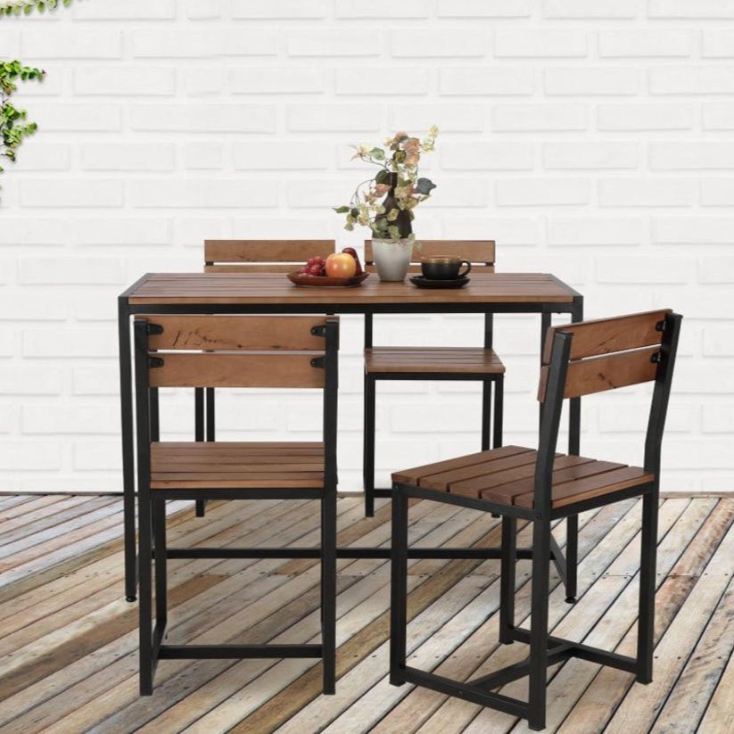 30 OFF Free Delivery Outdoor Dining Set 4 Seater, Furniture & Home Living, Outdoor Furniture on