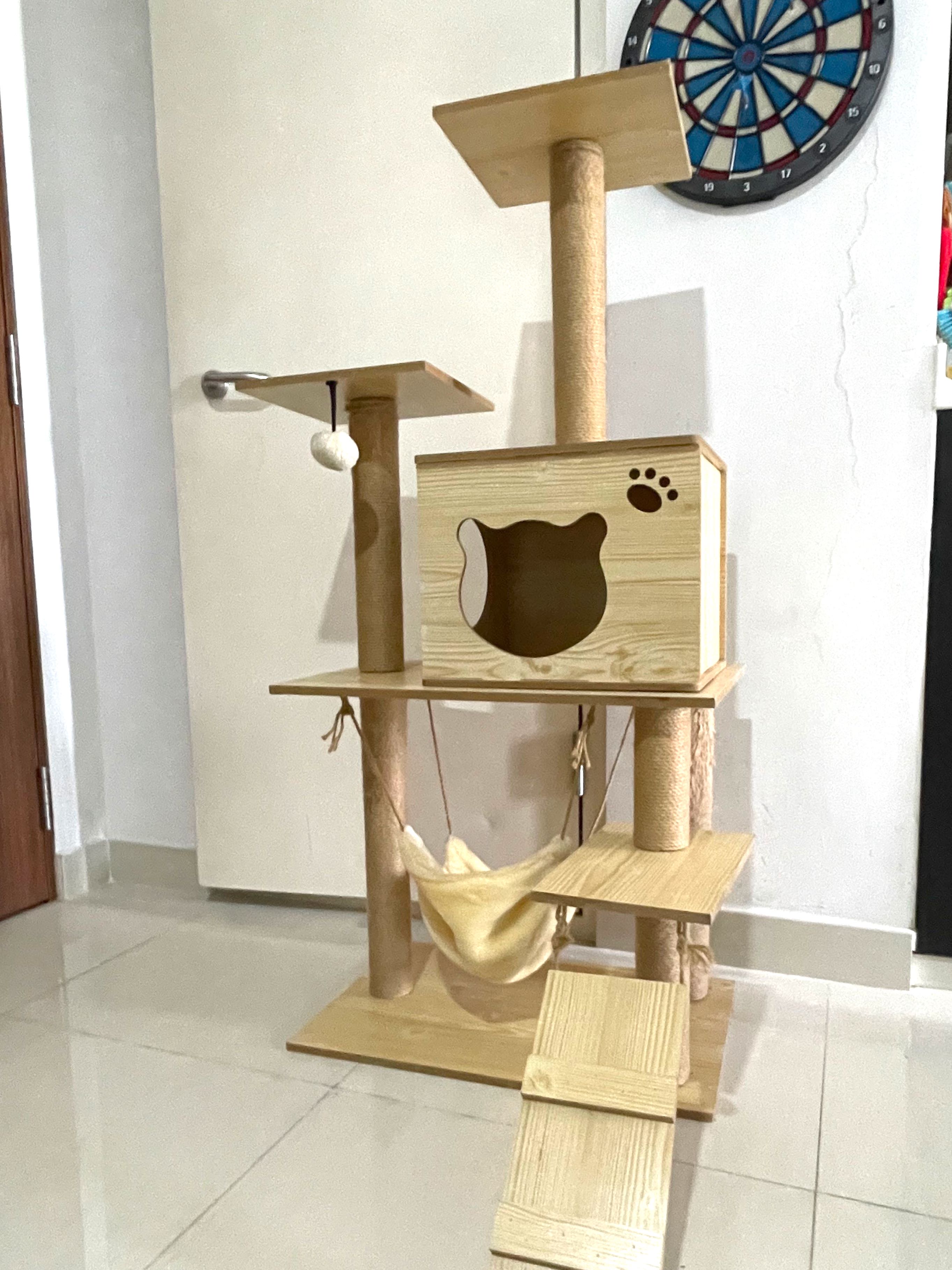 4Tier Cat Tree for Chonky Cats!, Pet Supplies, Homes & Other Pet