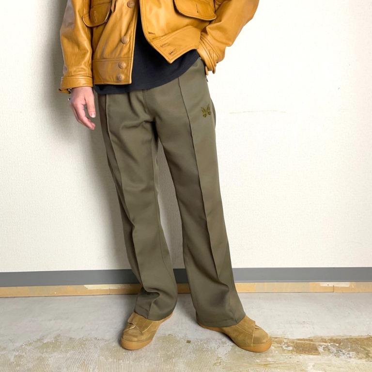 (二手) NEEDLES / 橄欖綠 XS號 喇叭褲 W.U. Boot-Cut Pant - Pe/C Twill 靴型褲