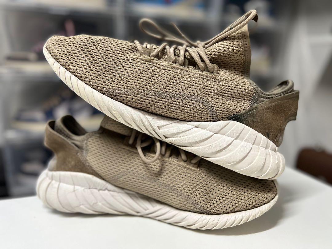 Adidas tubular doom hotsell sock tan