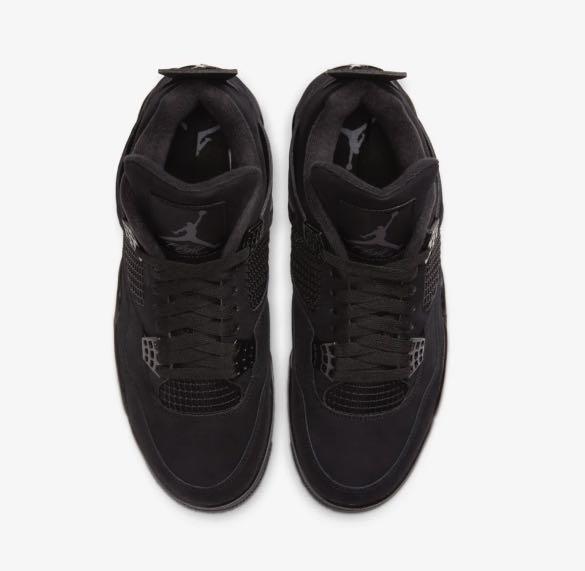 AIR JORDAN 4 BLACK CAT Men s Fashion Footwear Sneakers on Carousell