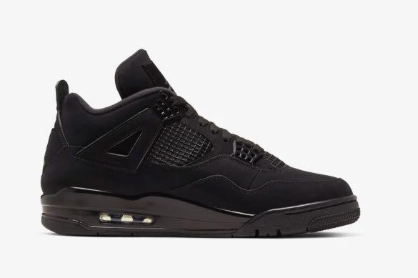 Black jordan 4 black cat clearance