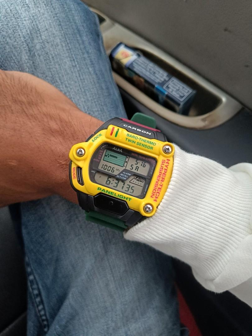 希少 SEIKO ALBA HYPER-TECH W754-4A00 アルバ
