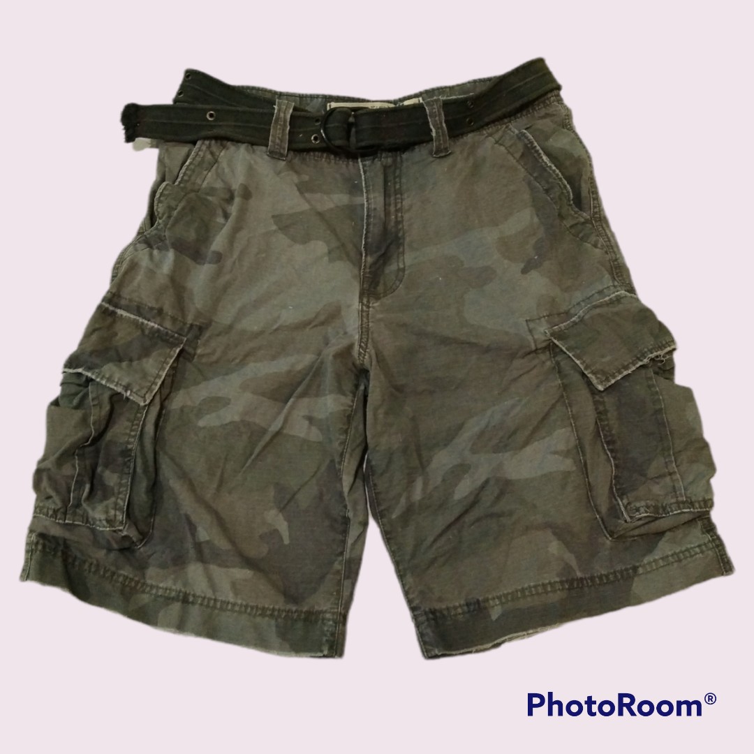 American eagle 2025 camo cargo shorts