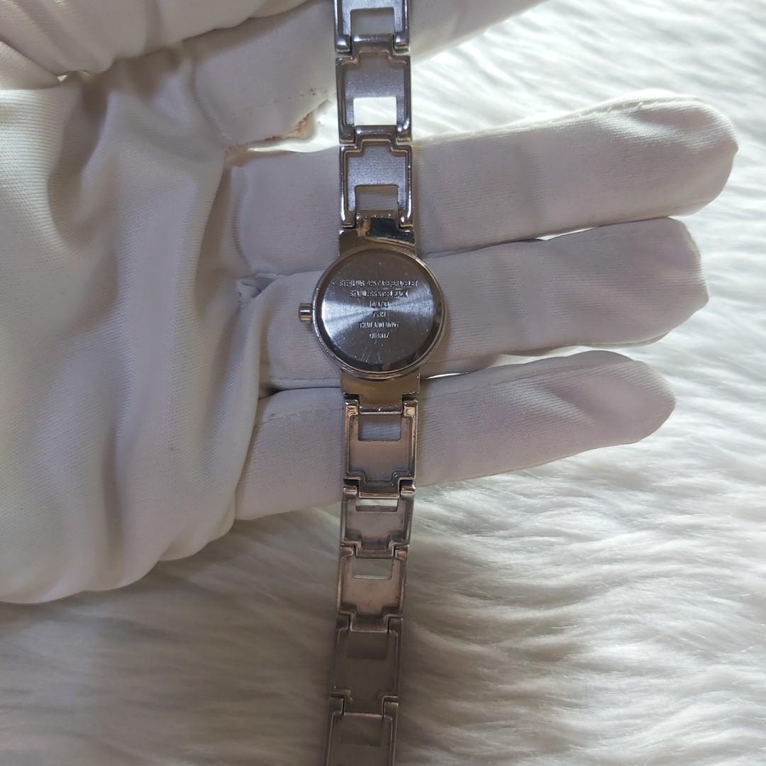 Anne klein discount sterling silver watch