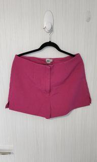 Asos pink shorts with side split