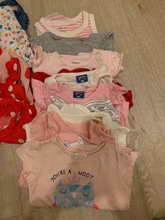 Assorted baby girls clothes (6-12 months)