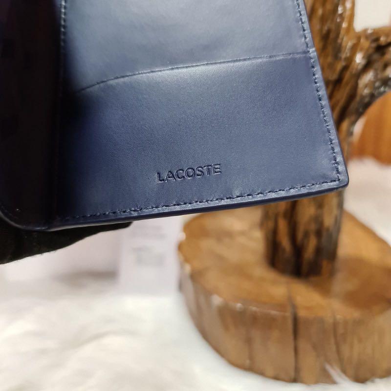 Authentic Lacoste Passport Holder With Tag, Box and Paperbag, Women's