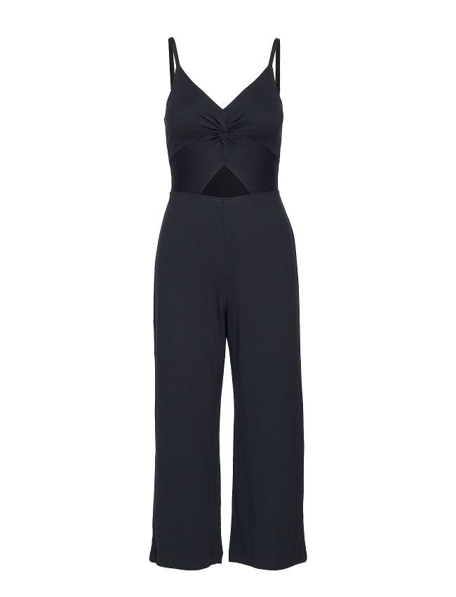 Hollister crop clearance wide leg jumpsuit