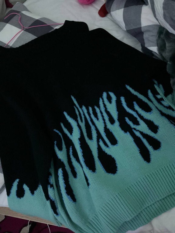 Weekday jacquard flame hotsell sweater