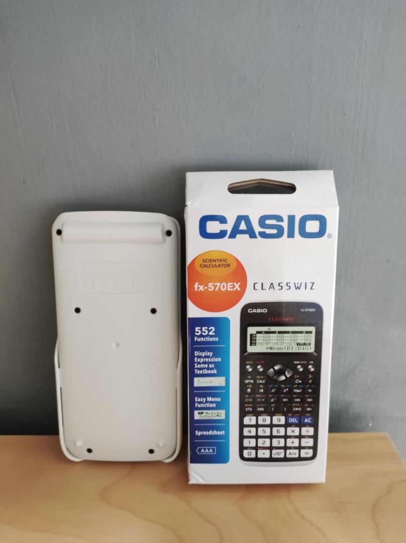 BNIB CASIO fx-570EX ClassWiz Scientific Calculator, Mobile Phones &  Gadgets, Other Gadgets on Carousell