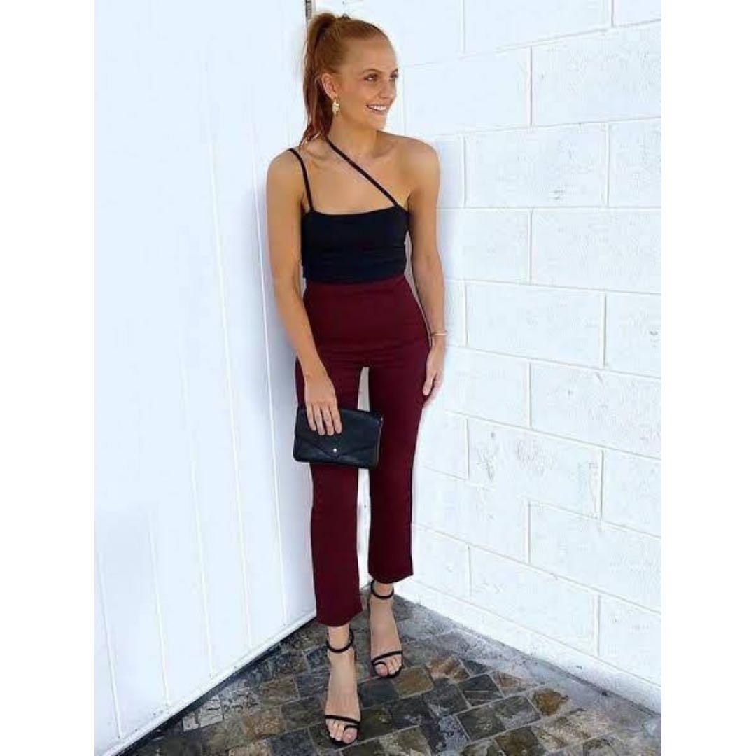 BNWT Kookai Valentine Pants in Deep 