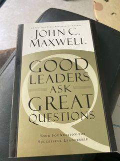Book on leadership: Good Leaders Ask Great Questions by John Maxwell