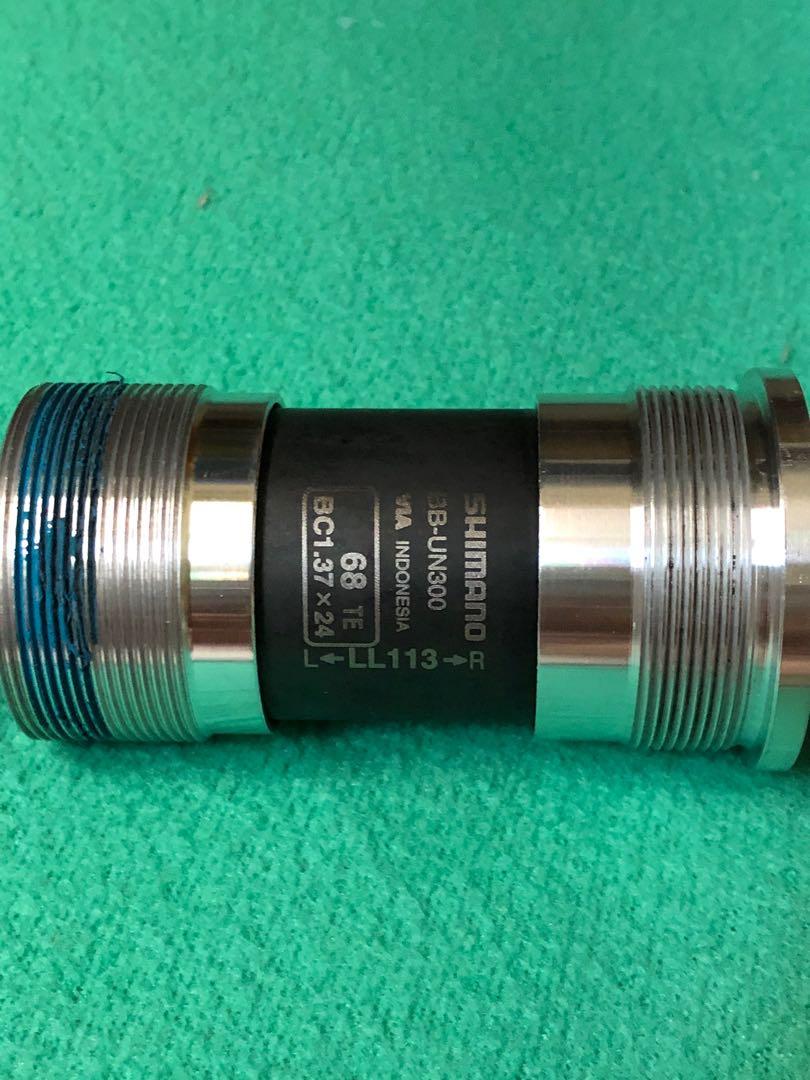 Shimano Bottom Bracket (Category: Bicycles) located in Manila. Submitted by 417170 (Listing ID 1162037993, Image 2). Description: Shimano BB UN300 Shell 68mm BC1.37x25 113mm RfS not compatible sa set up .