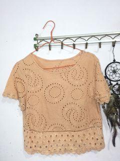 Brownie crop top