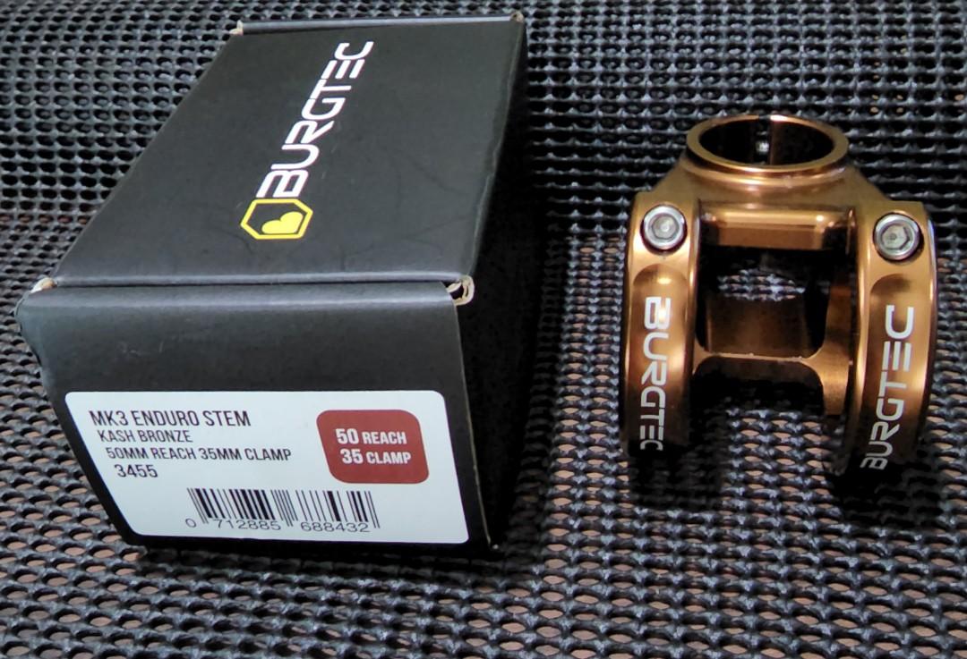 Burgtec MK3 35mm Stem, Sports Equipment, Bicycles  Parts, Parts   Accessories on Carousell