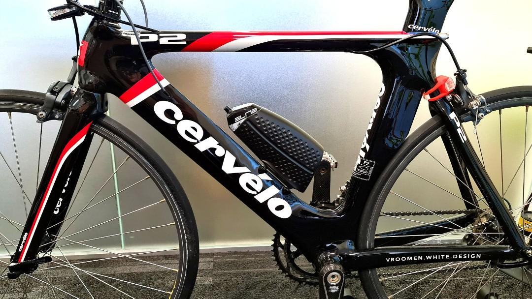 INCLUDES Carbon 50mm Wheelset 48 CERVELO P2 Triathlon TT Bike XS 
