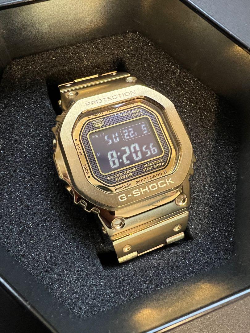 G shock b5000 gold top