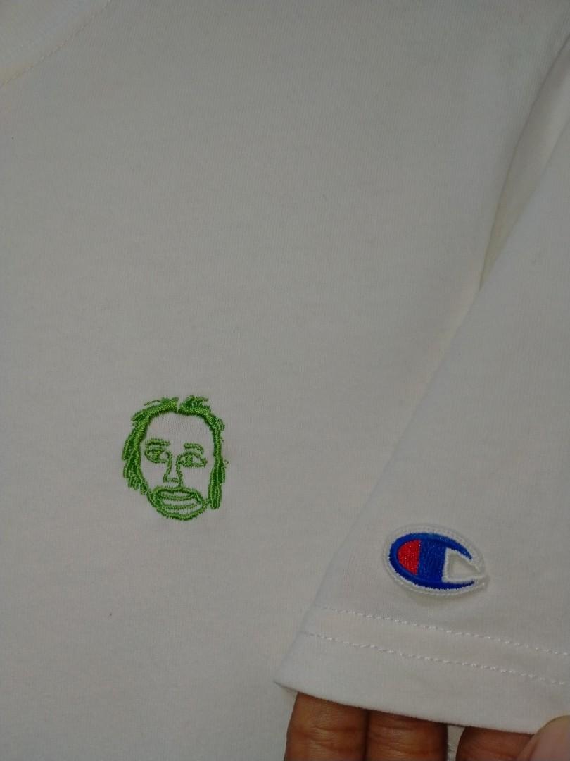Champion x Earl Sweatshirt embroidery logo