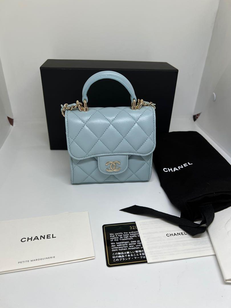 Chanel 22P mini flap coin purse on chain, Luxury, Bags & Wallets on  Carousell