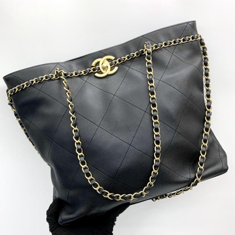 Chanel Cambon CC Tote Bag Small, Luxury, Bags & Wallets on Carousell