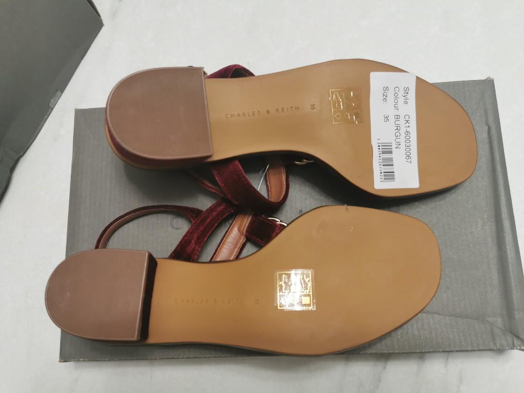 Red brand sandals discount