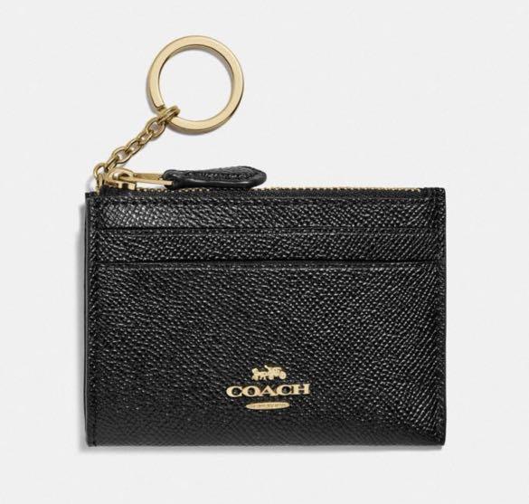 Coach Card Holder with Zip, Women's Fashion, Bags & Wallets, Purses