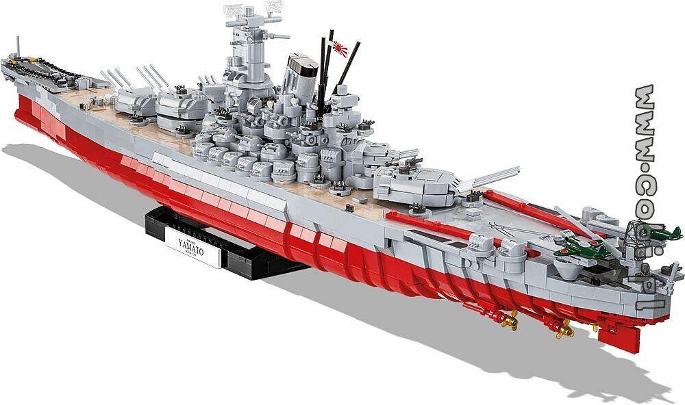 COBI WW2 JAPANESE YAMATO BATTLESHIP BRICKS 4833 LEGO COMPATIBLE