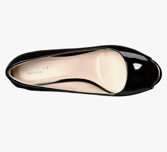 Cole haan sadie wedge black deals
