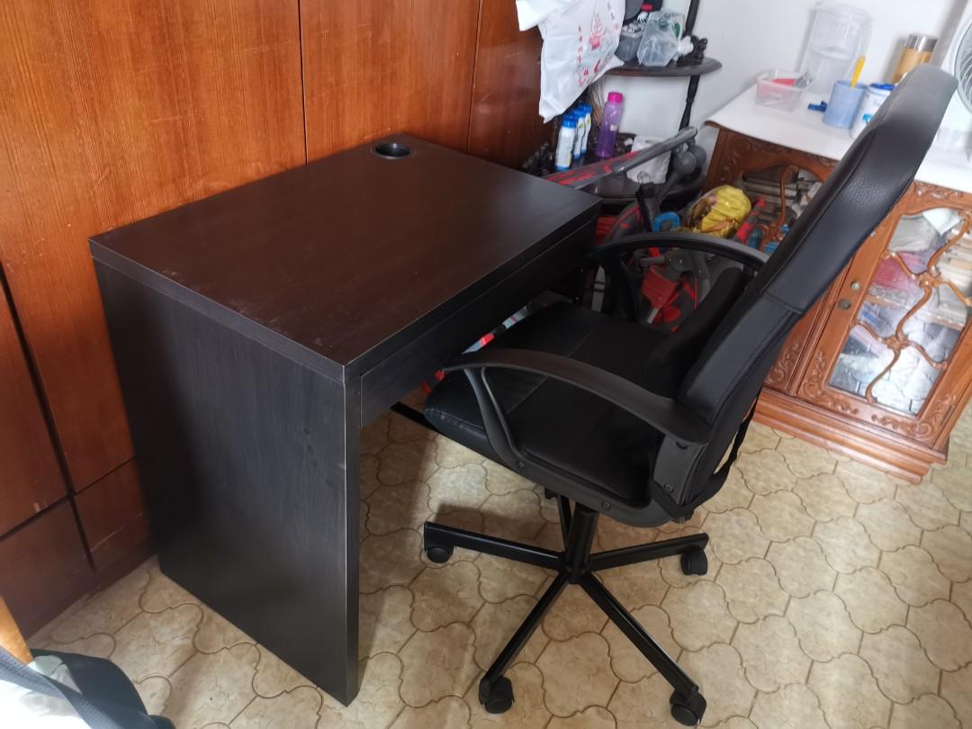 Computer table and chair set ikea clearance