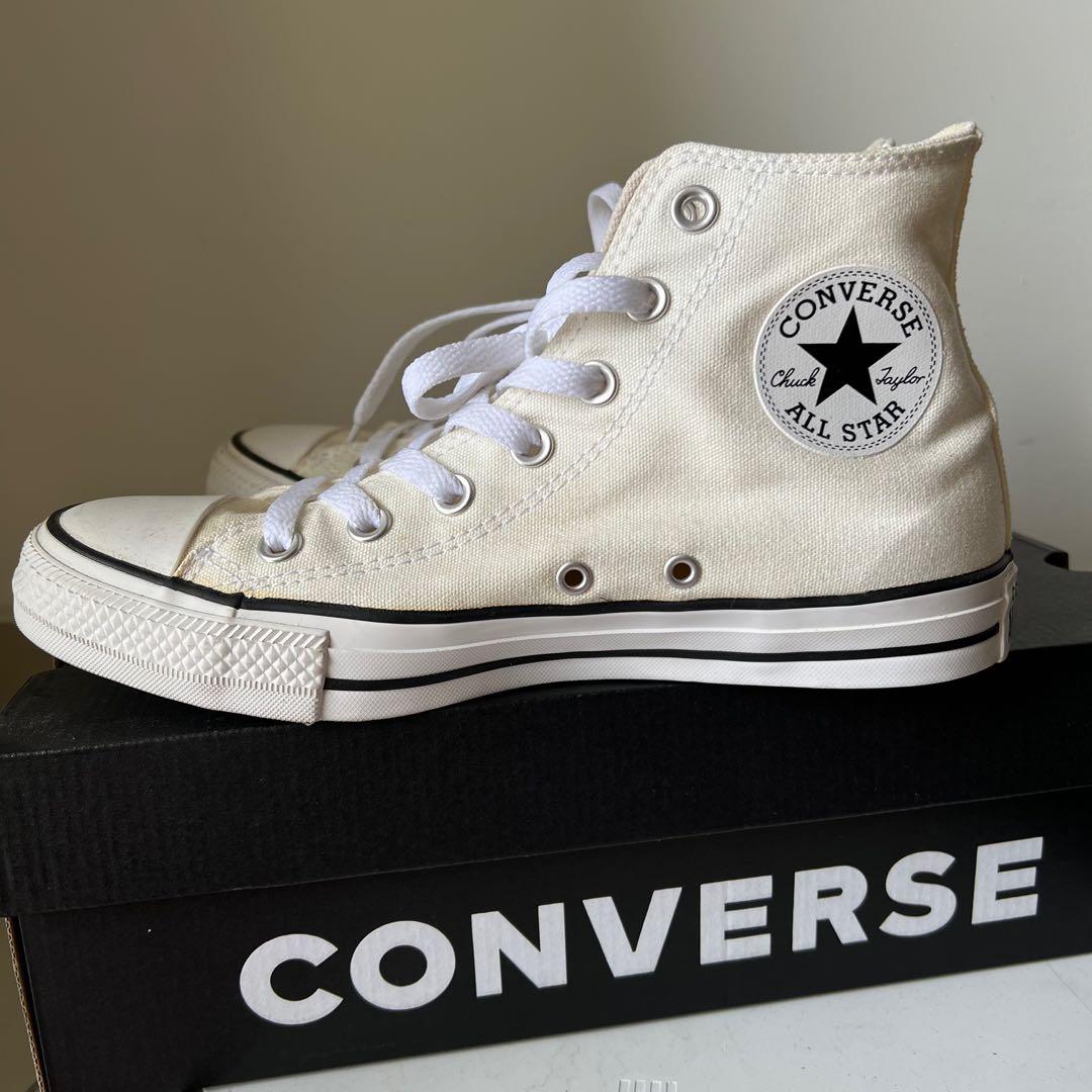 Converse White New UK6 EUR39 24.5cm, Men's Fashion, Footwear