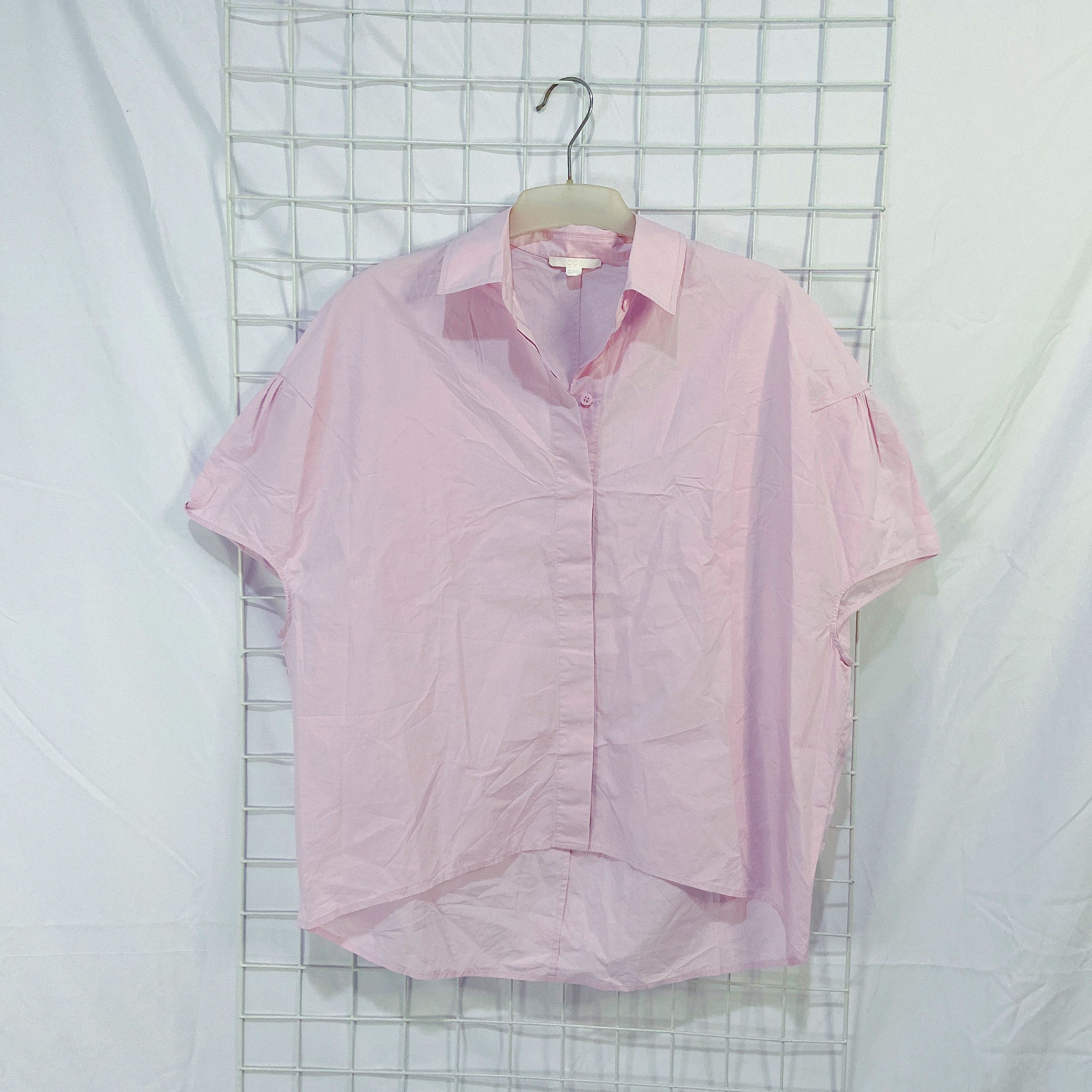COS PINK OVERSIZED SHIRT, Fesyen Wanita 